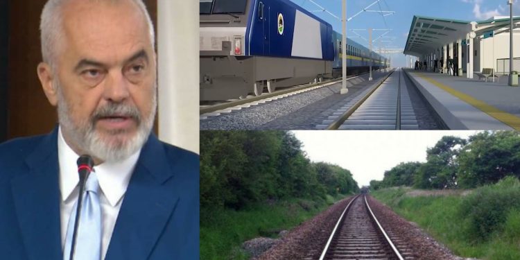 Ka nisur puna në hekurudhën e re Tiranë-Durrës, shpejtësia 120 km/h, gjithçka përfundon më…
