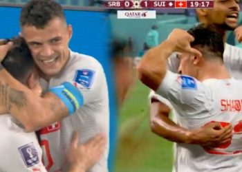 VIDEO/ Shaqiri shënon supergol në Kupën e Botës, shikoni si feston Shqiptari përballë Serbisë…