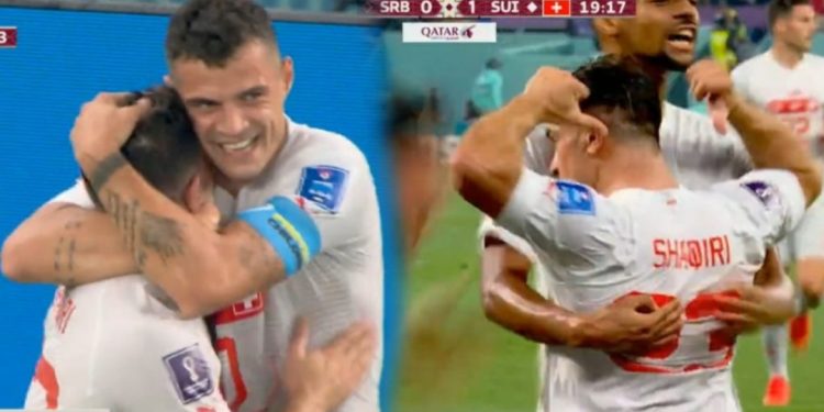 VIDEO/ Shaqiri shënon supergol në Kupën e Botës, shikoni si feston Shqiptari përballë Serbisë…