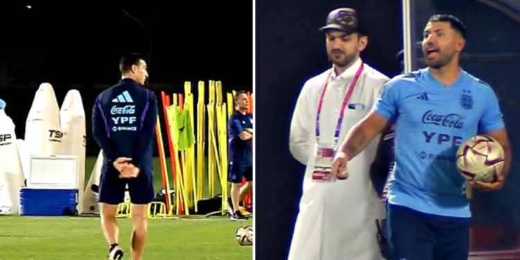 Kun Aguero po stërvitet me Argjentinën, tregon klasin e tij! Scaloni: “Bëj përgatitjet dhe eja në….