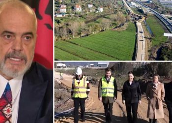 “Shtrohet traseja e HEKURUDHËS së re”/ Balluku ndjek punimet: Vetëm 12 minuta nga Tirana drejt…