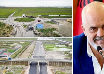 Drejt përfundimit rruga e re, Rama shpërndan pamjet nga aksi që lidh…