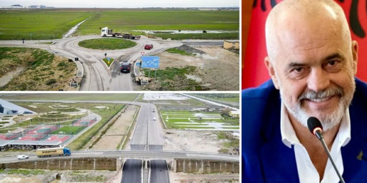 Drejt përfundimit rruga e re, Rama shpërndan pamjet nga aksi që lidh…