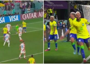 Gooooool “alla Messi”/ Neymar shënon supegol të çmendur ndaj Kroacisë (VIDEO)