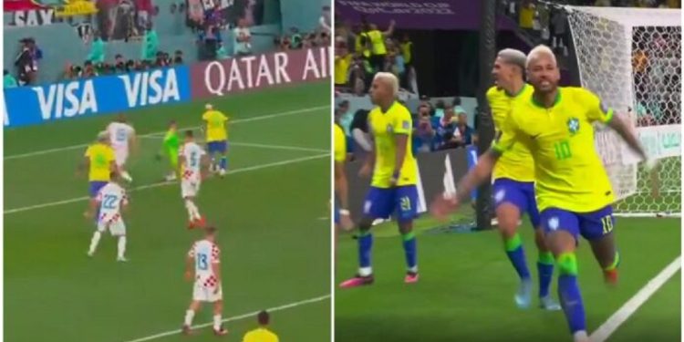 Gooooool “alla Messi”/ Neymar shënon supegol të çmendur ndaj Kroacisë (VIDEO)