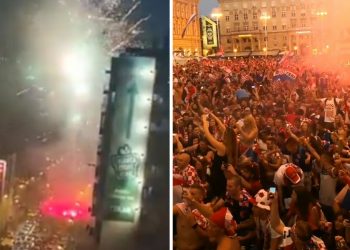 VIDEO/ Festë e madhe pas suksesit historik në Kupën e Botës! Shikoni çfarë ndodh në…