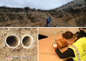 FOTOLAJM: Zbulohet tubacioni i vjetër në një fshat të Korçës, është e paqartë se çfarë…