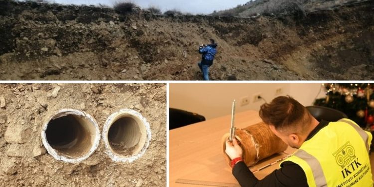 FOTOLAJM: Zbulohet tubacioni i vjetër në një fshat të Korçës, është e paqartë se çfarë…