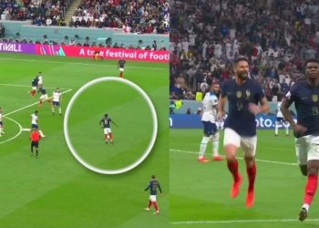 VIDEO/ Franca shënon gol fantastik ndaj Anglisë, çfarë goditje ishte kjo!