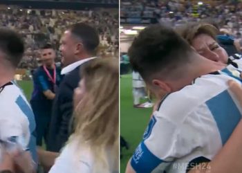 Emocionuese: Përqafimi i Messit me nënën e tij pasi fitoi Botërorin: Ia dolëm…(VIDEO)