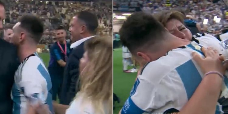 Emocionuese: Përqafimi i Messit me nënën e tij pasi fitoi Botërorin: Ia dolëm…(VIDEO)
