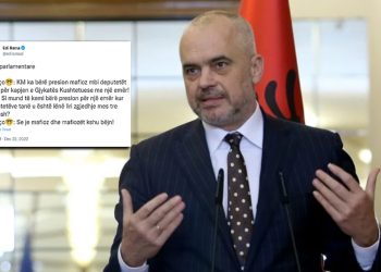 “U ka bërë presion mafioz deputetëve”, Edi Rama ironizon debatin me Gaz Bardhin