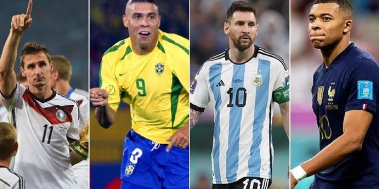 Nga Klose te Fenomeni, e deri te Messi e Mbappe: Këta janë golashënuesit më të mirë në histori të Botërorit