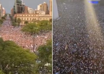 VIDEO/ I gjithë qyteti i Buenos Aires thërret pa mbarim emrin e Leo Messit…