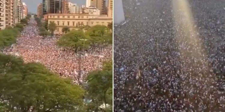 VIDEO/ I gjithë qyteti i Buenos Aires thërret pa mbarim emrin e Leo Messit…