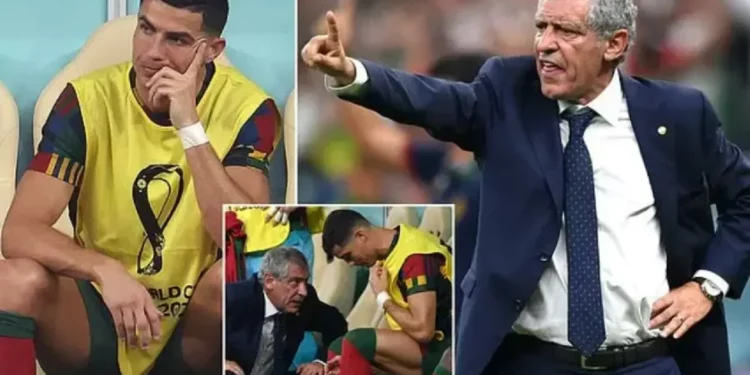 Trajneri i Portugalisë, Santos jep arsyen pse e la në stol Cristiano Ronaldon…