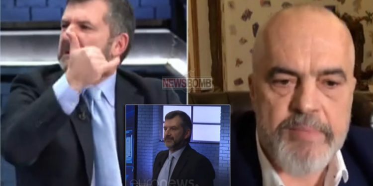 Edi Rama flet për akuzat e PD për “McGonigal”, Andi Bushati çohet menjëherë nga studio…