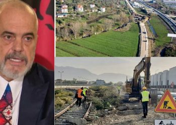 “Kryhen 37% e punimeve”/ Hekurudha e parë moderne shqiptare, punimet do të përfundojnë më…