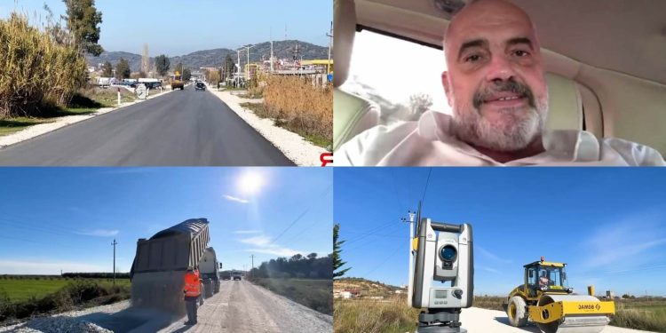“Merr fund më shumë se gjysma e punimeve”, Rama për rrugën e re: Gati së shpejti…