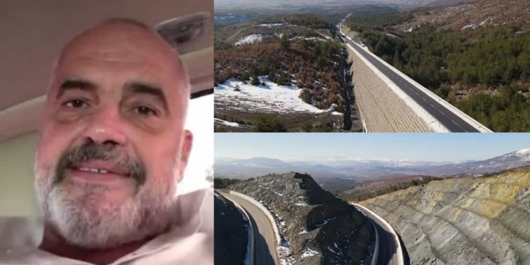 Punimet në aksin e ri drejt fundit, Rama shpërndan pamjet: Përfundon në qershor…