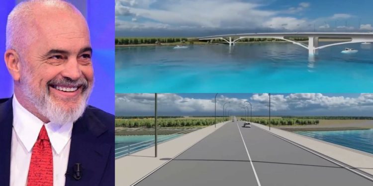Kushton 20 milionë euro/ Rama publikon pamjet e “Urës gjigante”, shkurton distancën mes…