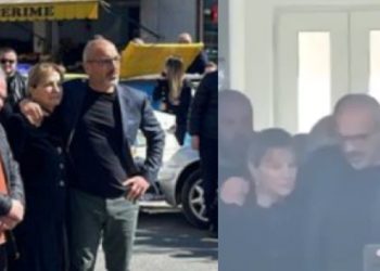 Saimir Tahiri del nga burgu, përcjell të atin në banesën e fundit/ Ja detaji që bie në sy…