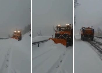 Pamje gati të pabesueshme për Pranverën! Dëbora e madhe bllokon tjetër aks në Shqipëri…