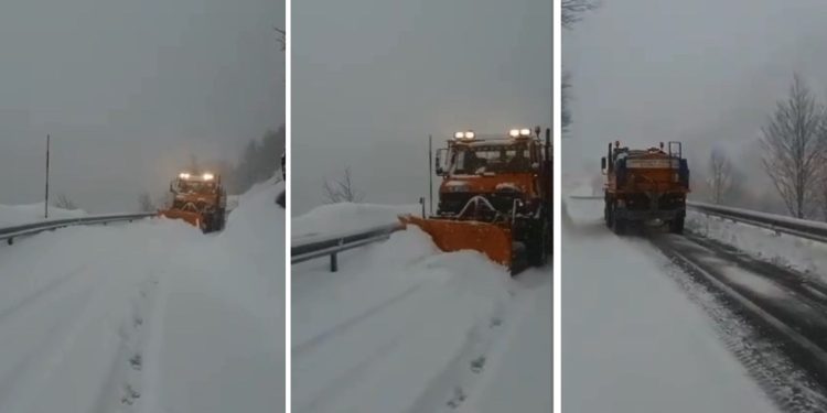 Pamje gati të pabesueshme për Pranverën! Dëbora e madhe bllokon tjetër aks në Shqipëri…