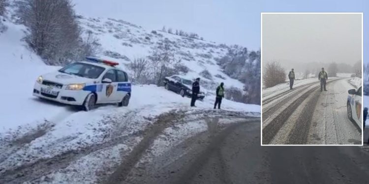 E pabesueshme por e vërtetë! Dëborë e madhe në Pranverës bllokon aksin kombëtar…