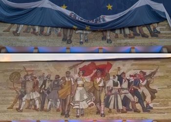 Restaurohet plotësisht mozaiku “Shqipëria”, në Sheshin Skënderbej, Rama publikon pamjet…