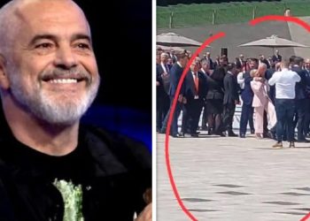 VIDEO-ja epike duke puthur kryeministren italiane, Rama flet toç: Ku dallon ti që…