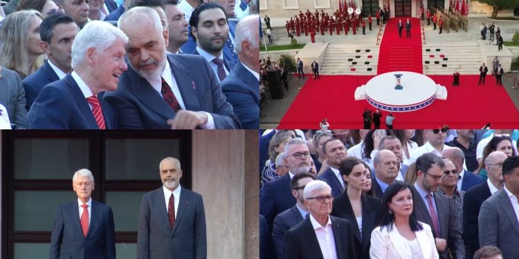 SHIKONI KËTU “LIVE”/ Clinton dhe Rama dalin nga Kryeministria, nis ceremonia zyrtare…