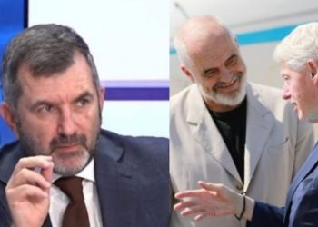 Kush e solli Klintonin në Tiranë? Bushati: U financua nga Soros për të sulmuar Albin Kurtin…