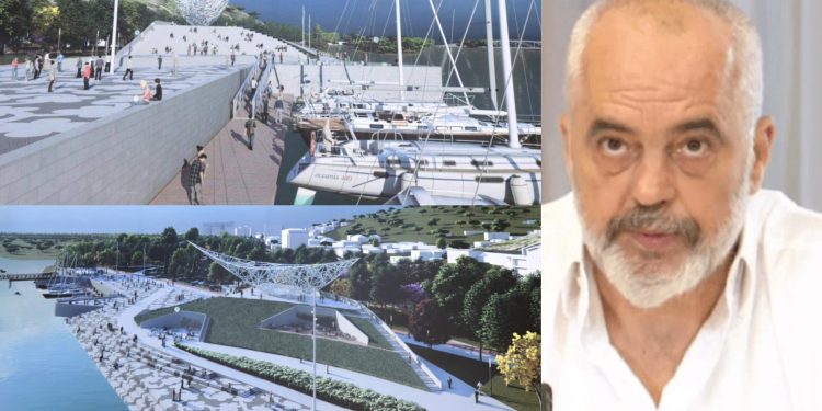 Kryeministri Edi Rama nxjerr PAMJET: Ja si do të duket moli i ri i Shkodrës…