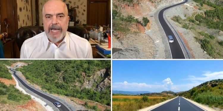 “Ta gëzojnë Shqiptarët!”/ Përfundojnë punimet! Kjo është rruga e re e ndërtuar nga Qeveria Rama…