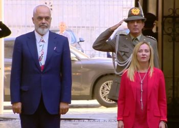 Vizitë zyrtare në Itali, Rama pritet me ceremoni nga kryeministrja Meloni