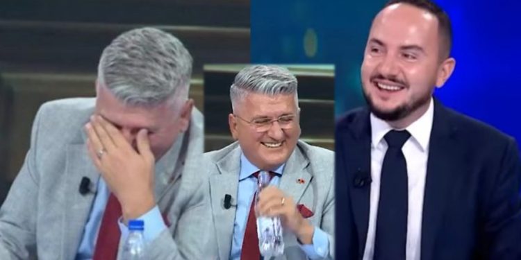 “Mos na e nxirr…”/ 2 deputetët e PD tallen keq me Bashën, qeshin me LOT ‘live’ në studio (VIDEO)
