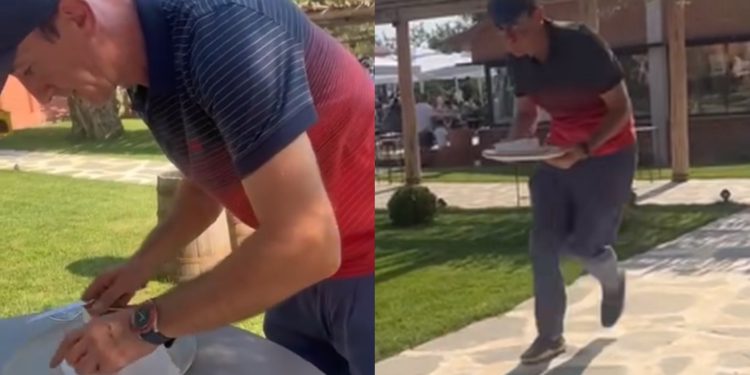 Del VIDEO e papritur/ Kush është deputeti i PD që punon si kamarier në restorant…