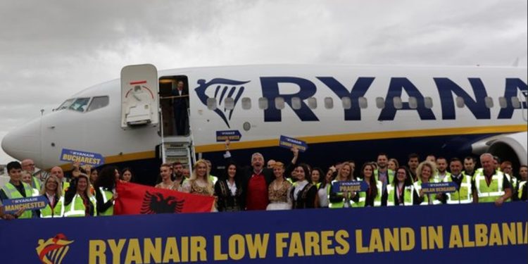 “Kastrati” sjell kompaninë ajrore “Ryanair”, nga 31 tetori fluturime me çmime të ulëta drejt…
