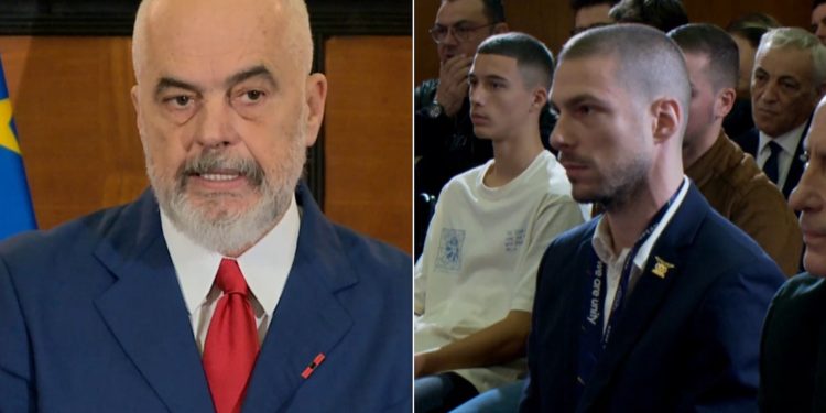 “Je ëndrra e çdo vjehrre”, Rama batuta me kampionin: Vajzën e kemi të zënë…