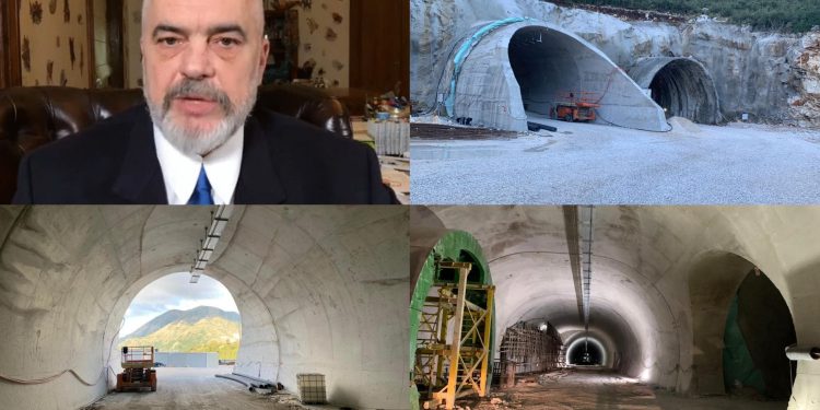 “Po bëhet betonimi final” – Rama e nis ditën me lajmin e bukur: Gati të hapet tuneli…
