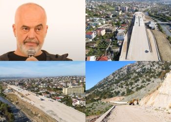 “Ndërtojmë urën”/ Kryeministri Edi Rama tregon punimet e rrugës në…