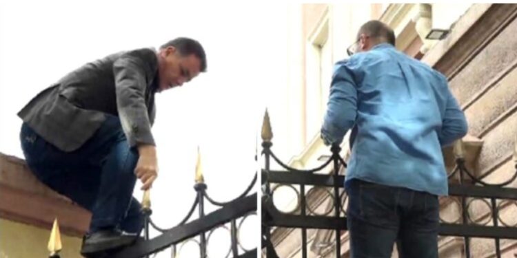 Nuk ka ndodhur kurrë! Flamur Noka hyn në Kuvend nga kangjellat, VIDEO e pabesueshme…