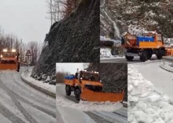 Bie dëbora e parë për këtë vit në Shqipëri, ARRSH: Çfarë duhet të dinë shoferët…