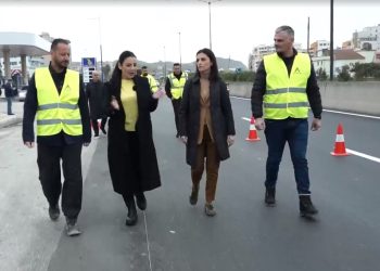 Balluku inspekton punimet: Përfundon asfaltimi i rrugës! Nyja kryesore e lidhjes mes…