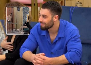 Meritoni për pak sa nuk i nxjerr të gjitha në dush, ja kush e shikon… (VIDEO)