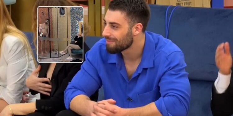 Meritoni për pak sa nuk i nxjerr të gjitha në dush, ja kush e shikon… (VIDEO)