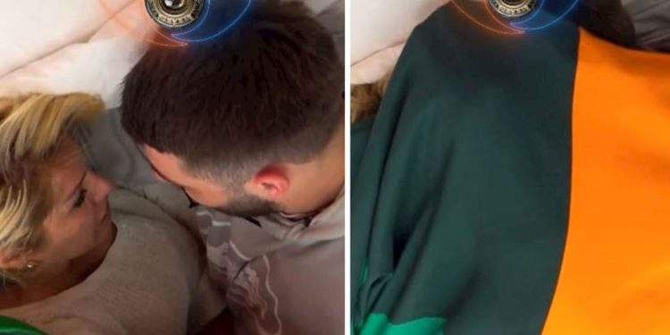 VIDEO/ Ilnisa dhe Meritoni në momente intime poshtë çarçafit: Hajde bëjmë…