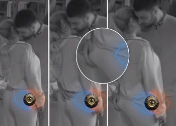 Harron kamerat! Meritoni e prek Ilnisën nga b*tha, skena të nxehta në BBV (VIDEO)