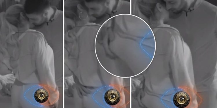 Harron kamerat! Meritoni e prek Ilnisën nga b*tha, skena të nxehta në BBV (VIDEO)